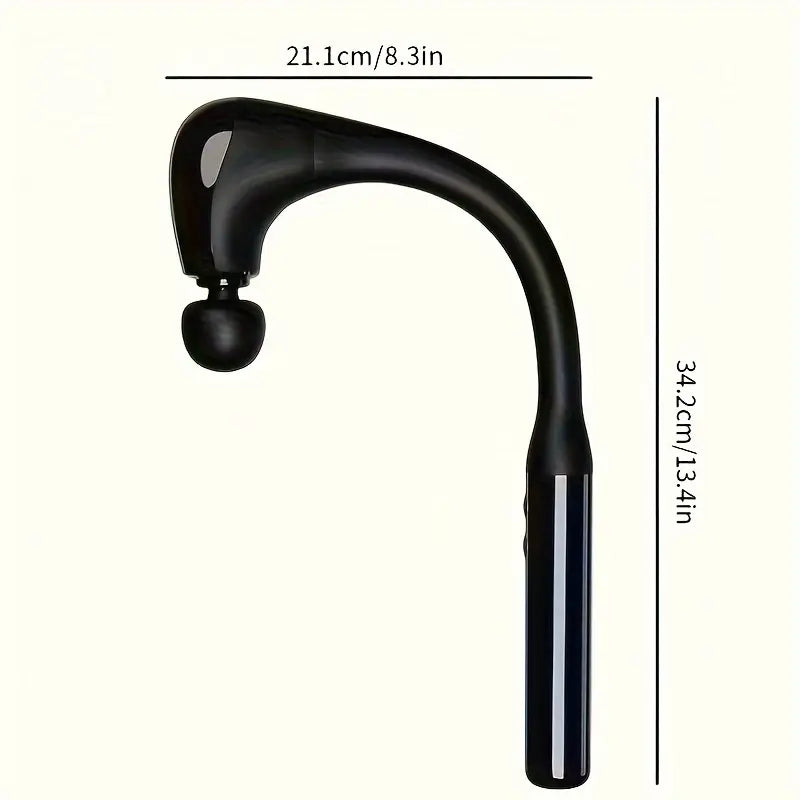 1pc High-Powered Fascia Gun Massage Tool-Black-3