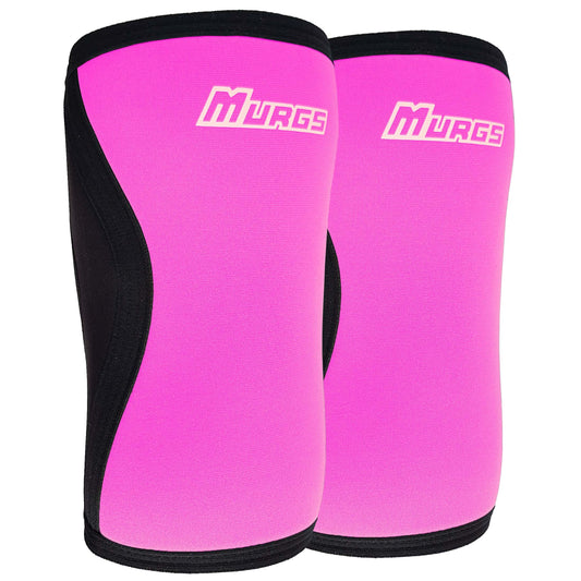 V2 7mm Knee Sleeves - Pink (Pair)-0