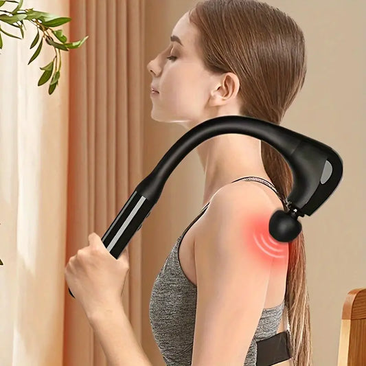 1pc High-Powered Fascia Gun Massage Tool-Black-1